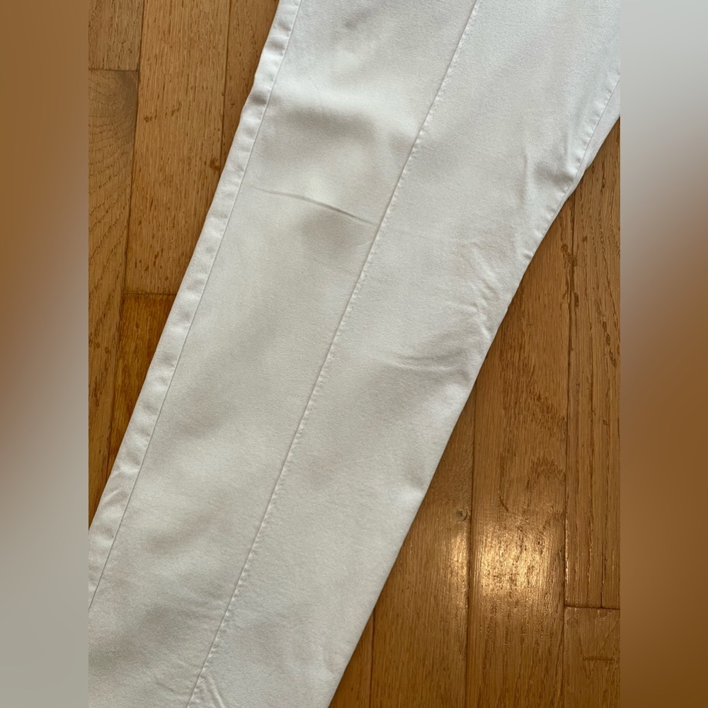 Briggs ladies full stretch white pull on/zip dress pants size 14-5‎ pocket/slash - Picture 2 of 12